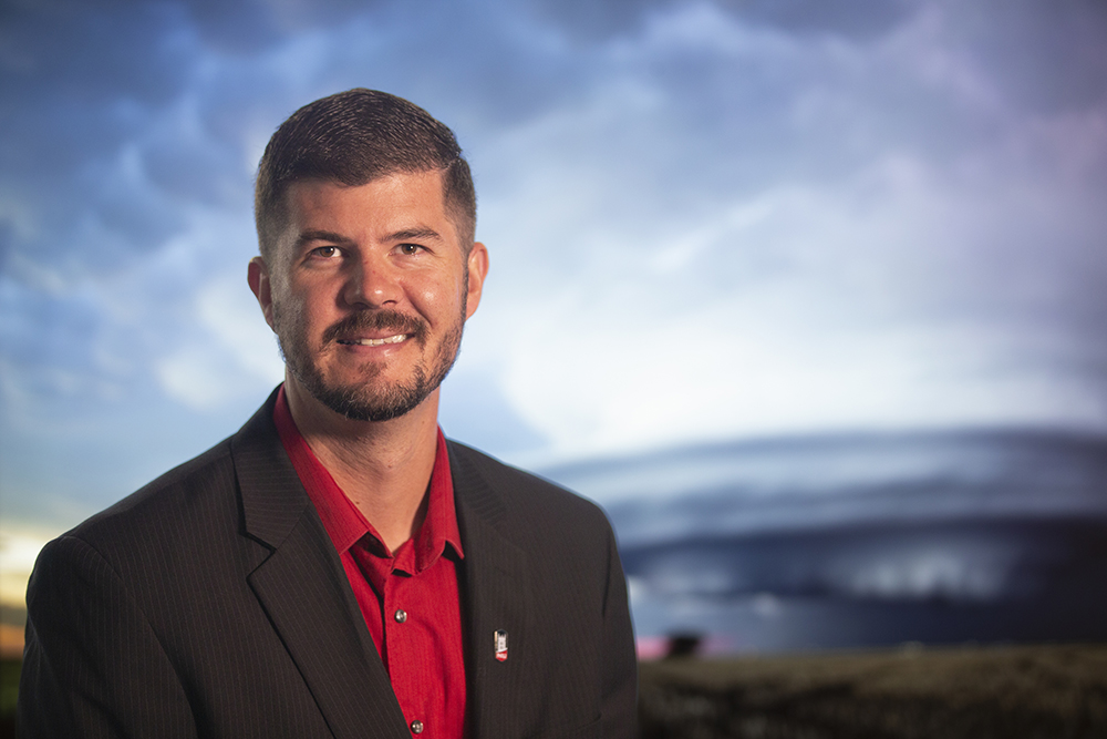 NIU Professor Victor Gensini serves as director of the Center for Interdisciplinary Research on Convective Storms.